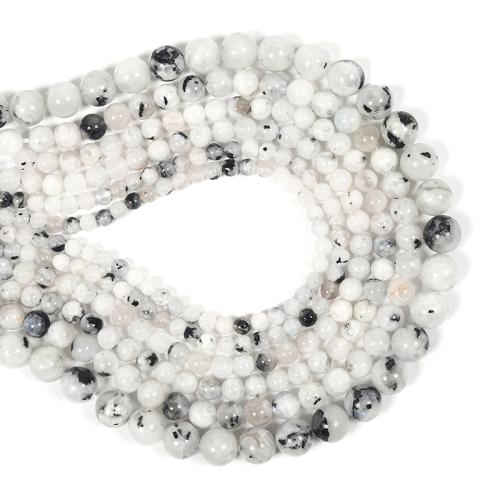 Natural Moonstone Beads Round DIY mixed colors Sold By Strand