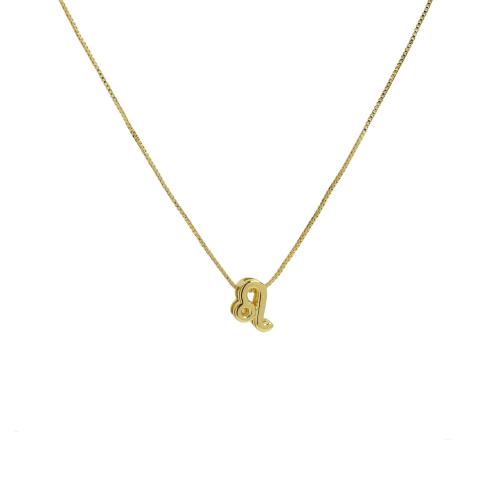 Collier en laiton, Placage, styles différents pour le choix & pour femme, Or, Longueur Environ 45 cm, Vendu par PC