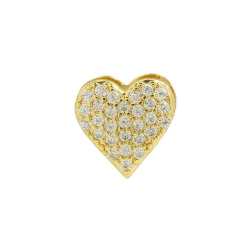 Cubic Zirconia Micro Pave Brass Pendant plated DIY & micro pave cubic zirconia Sold By PC