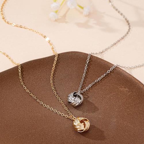 Zinc Alloy Jewelry Necklace plated & for woman Sold By PC