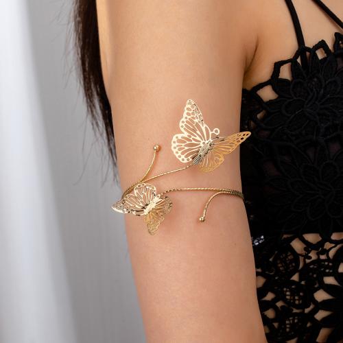 Iron Bracelet Butterfly plated & for woman Sold By PC