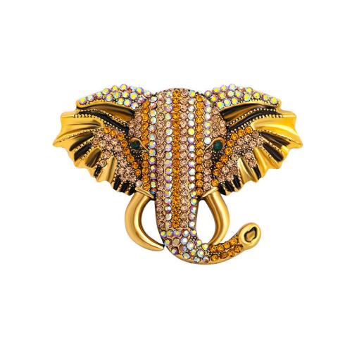 Zinc Alloy Brooches plated for woman & with rhinestone Sold By PC