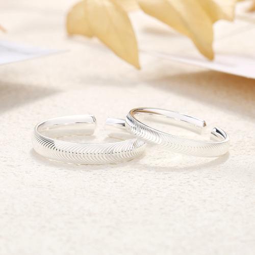 925 Sterling Silver Couple Ring adjustable & for couple US Ring Sold By PC