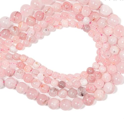 Perles bijoux en pierres gemmes, tourmaline, Rond, DIY & normes différentes pour le choix, rose, Vendu par brin