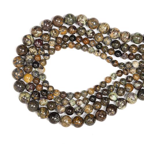 Gemstone Jewelry Beads Opal Round DIY mixed colors Sold By Strand