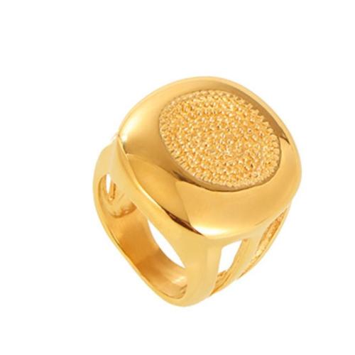 Anillo de dedo de Titantium Acero, Partículas de acero, chapado, Joyería & diverso tamaño para la opción & para mujer, más colores para la opción, Vendido por UD