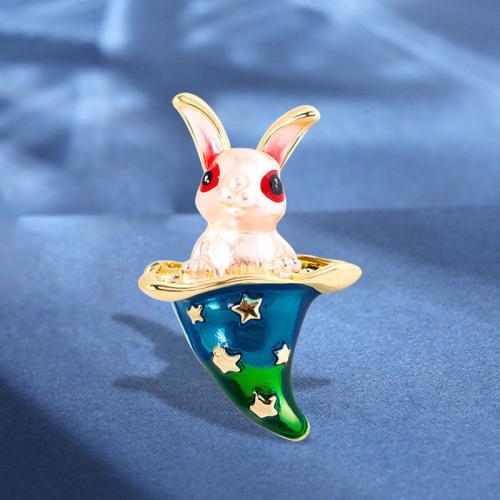 Zinc Alloy Brooches plated for woman & enamel Sold By PC