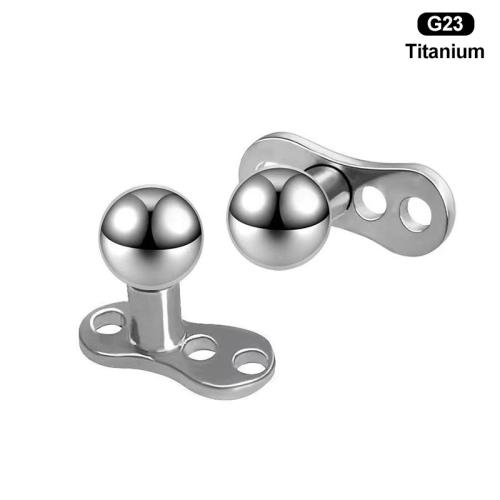 Titanium Alloy Body Piercing Jewelry Nail Unisex original color Sold By PC