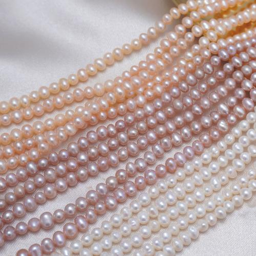 Cultured Potato Freshwater Pearl Beads DIY 3-3.5mm Sold Per Approx 38-39 cm Strand