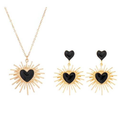 Zinc Alloy Jewelry Sets with 6cm extender chain fashion jewelry & for woman Length Approx 48 cm Sold By PC