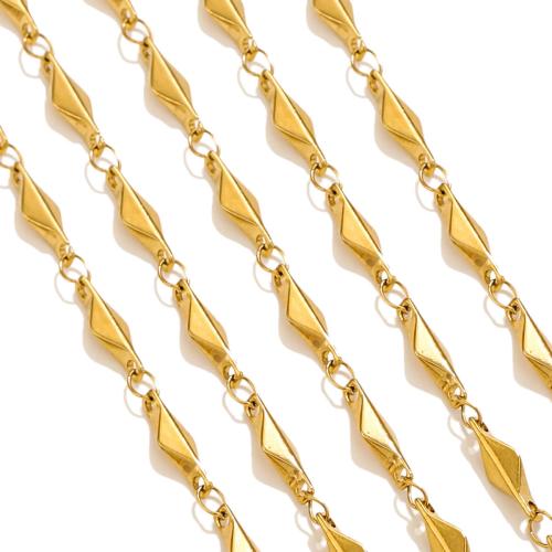 Stainless Steel Jewelry Chain 304 Stainless Steel DIY Sold By Bag