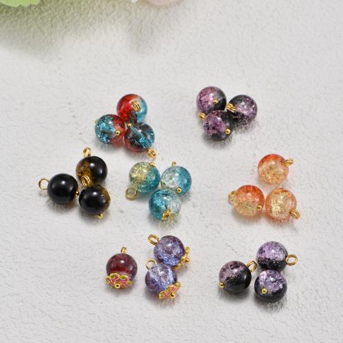 المعلقات Lampwork موضة, امبورك, ديي, المزيد من الألوان للاختيار, 10x14mm, 20أجهزة الكمبيوتر/حقيبة, تباع بواسطة حقيبة