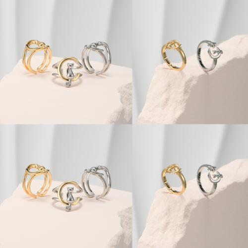 Zinc Alloy Finger Ring plated fashion jewelry nickel lead & cadmium free Sold By PC