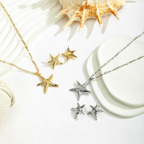 Zinc Alloy Jewelry Sets Star plated fashion jewelry nickel lead & cadmium free Sold By PC