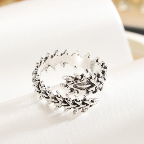 Sinc Alloy Finger Ring, dath airgid antique plátáilte, jewelry faisin & unisex, Díolta De réir PC