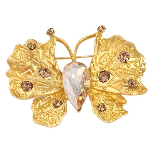 Zinc Alloy Brooches & for woman & with rhinestone Sold By PC