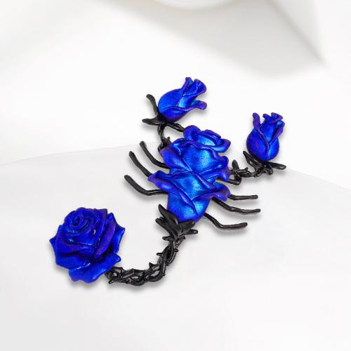 Zinc Alloy Brooches stoving varnish for woman & enamel Sold By PC