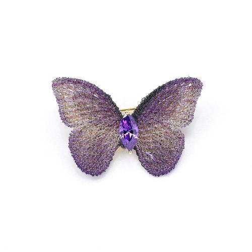 Zinc Alloy Brooches with Cloth & Plastic Pearl anoint & for woman & with rhinestone Sold By PC