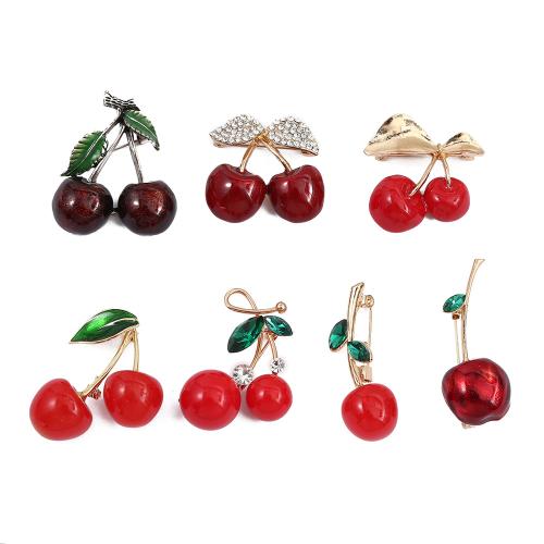 Zinc Alloy Brooches & for woman & with rhinestone Sold By PC