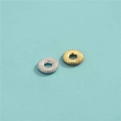 Gioielli Spacer Beads, 925 sterline d'argento, DIY, nessuno, 6x1.40mm, Foro:Appross. 2mm, Venduto da PC