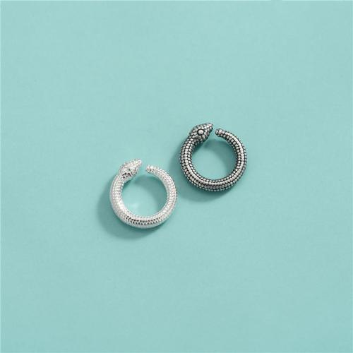 925 Sterling Sølv øsken, Snake, du kan DIY, flere farver til valg, 10x1.90mm, Solgt af PC