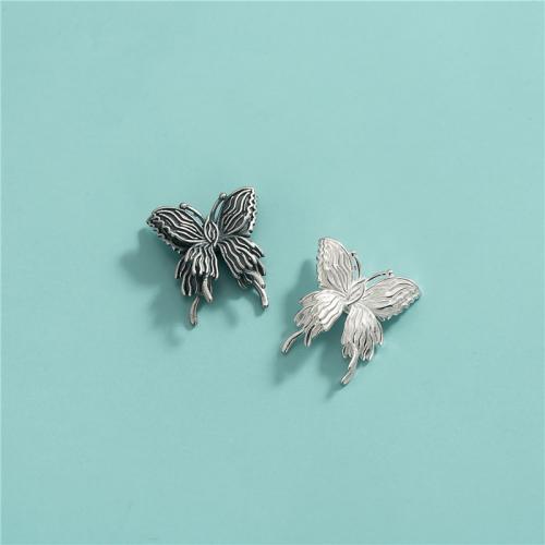 Spacer Beads Jewelry 925 Sterling Silver Butterfly DIY Approx 1.7mm Sold By PC