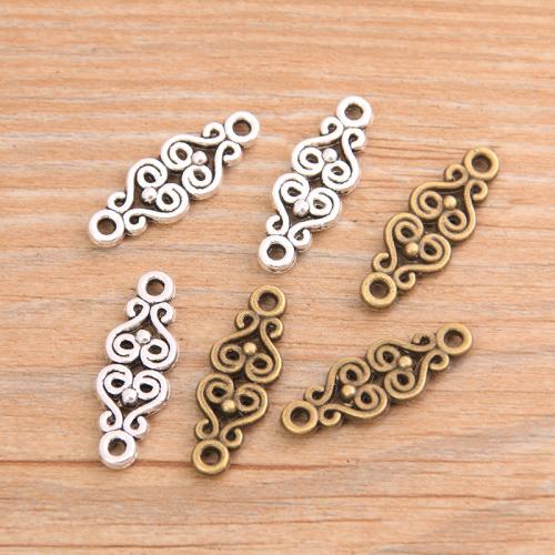 Zinc Alloy Connector plated DIY & 1/1 loop nickel lead & cadmium free Sold By Bag