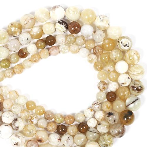 Gemstone Jewelry Beads Opal DIY mixed colors Sold By Strand