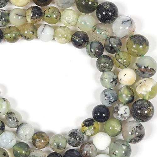 Gemstone Jewelry Beads Opal Round DIY mixed colors Sold By Strand