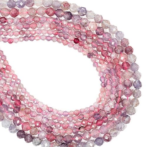 Gemstone Jewelry Beads Tourmaline Round DIY mixed colors Sold By Strand