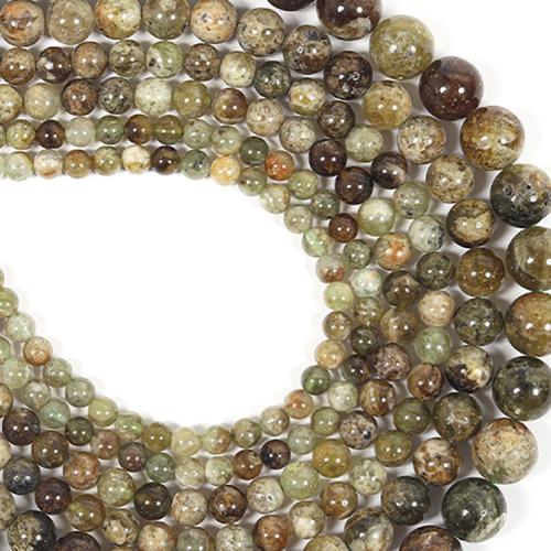 Natural Garnet Beads Round DIY mixed colors Sold By Strand