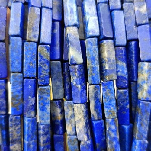 Natural Lapis Lazuli Beads Rectangle DIY mixed colors Sold By Strand