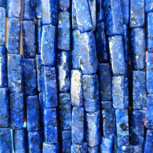 Gemstone Jewelry Beads Natural Stone Rectangle DIY blue Sold By Strand