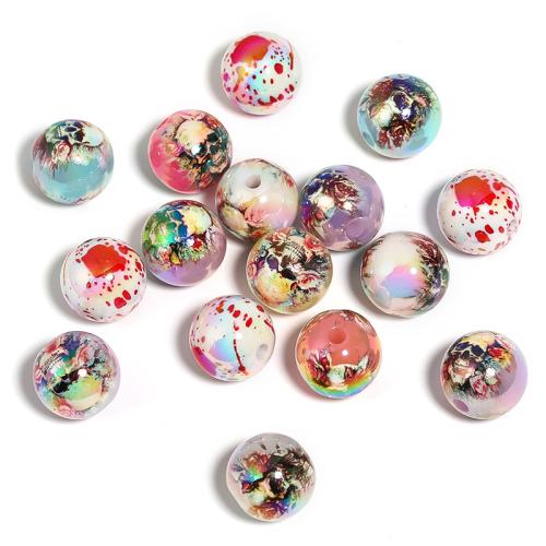 Acrylic Jewelry Beads Round DIY 16mm Sold By Bag