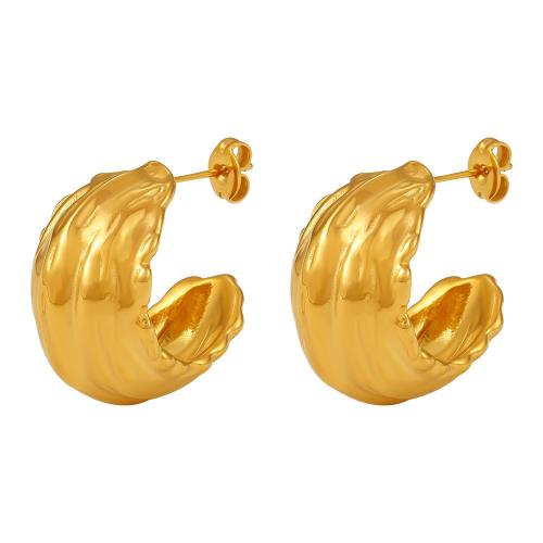 Stainless Steel Stud Earrings 316 Stainless Steel plated fashion jewelry & for woman Sold By Pair