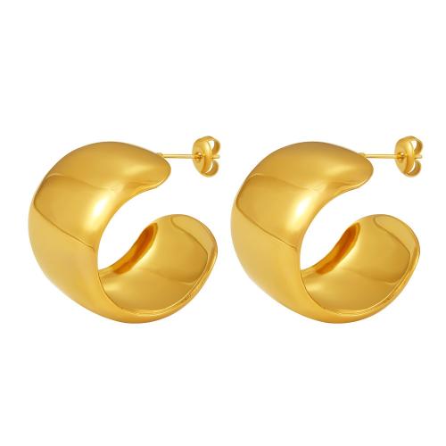 Stainless Steel Stud Earrings 316 Stainless Steel plated fashion jewelry & for woman Sold By Pair