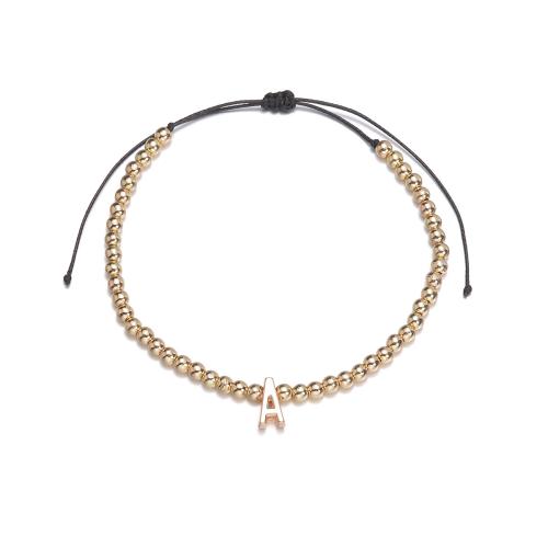 Zinc Alloy Bracelet with Wax Cord & Resin plated fashion jewelry & for woman Length 16-31 cm Sold By PC