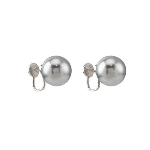 Zinc Alloy Earring Hook with Plastic Pearl  & for woman golden Sold By Pair