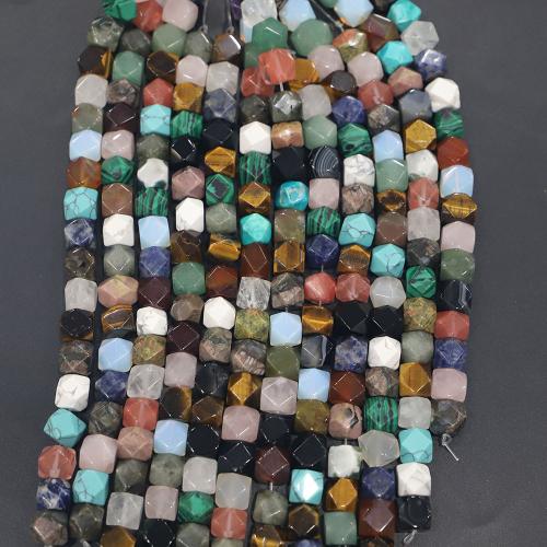 Gemstone Jewelry Beads Natural Stone DIY & faceted nickel lead & cadmium free Sold By Strand