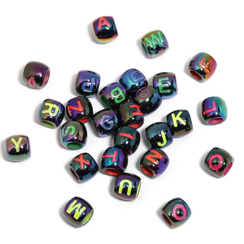 Acrylic Jewelry Beads DIY mixed colors Sold By Bag