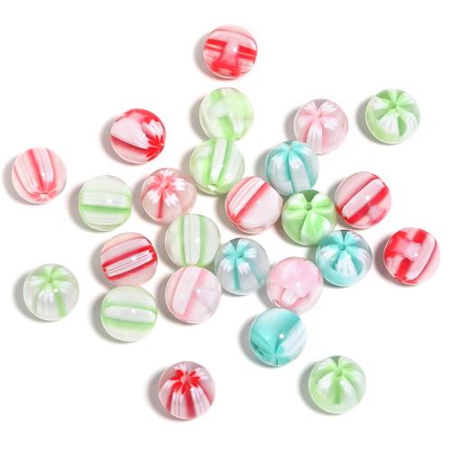 Acrylic Jewelry Beads Round DIY mixed colors 16mm Sold By Bag