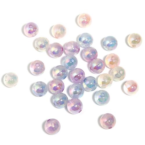 Perle acrylique, Rond, DIY, couleurs mélangées, 12mm, 100PC/sac, Vendu par sac