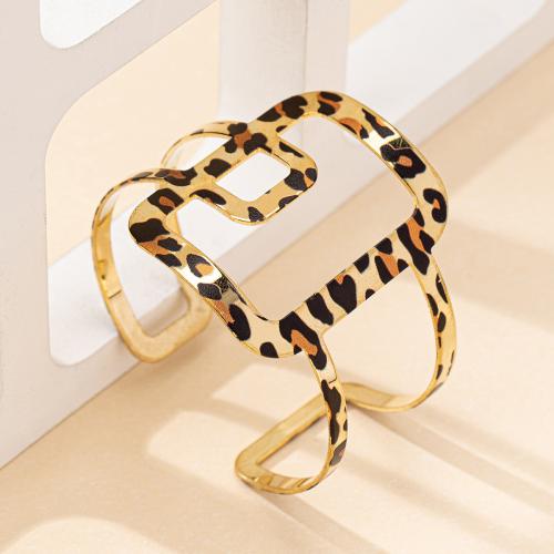 Zinc Alloy Bangle Smykker, forgyldt, for kvinde, guld, Solgt af PC