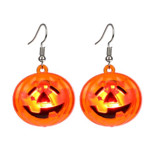 Plastic Drop Earring with Acrylic Halloween Design & lightening & fashion jewelry & for woman Sold By Pair