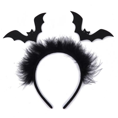 Stoff Haarband, Design für Halloween & für Frau, schwarz, 215x245mm, verkauft von PC