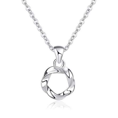 925 Sterling Silver Necklace with 5cm extender chain fashion jewelry & for woman Length Approx 40 cm Sold By PC