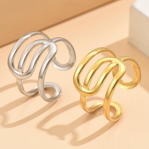 Stainless Steel Finger Ring 304 Stainless Steel fashion jewelry & for woman US Ring Sold By PC