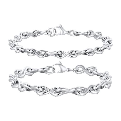 Stainless Steel Jewelry Bracelet 304 Stainless Steel plated fashion jewelry & for man original color Sold By PC