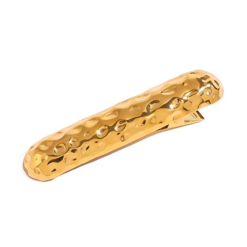 Alligator Hair Clip 304 Stainless Steel plated fashion jewelry & for woman golden Sold By PC