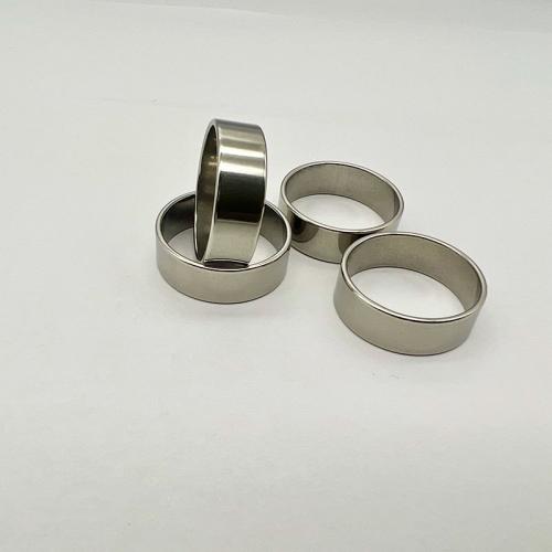 Titantium Steel fingerring, Titanium Stål, Unisex & forskellig størrelse for valg, oprindelige farve, Solgt af PC